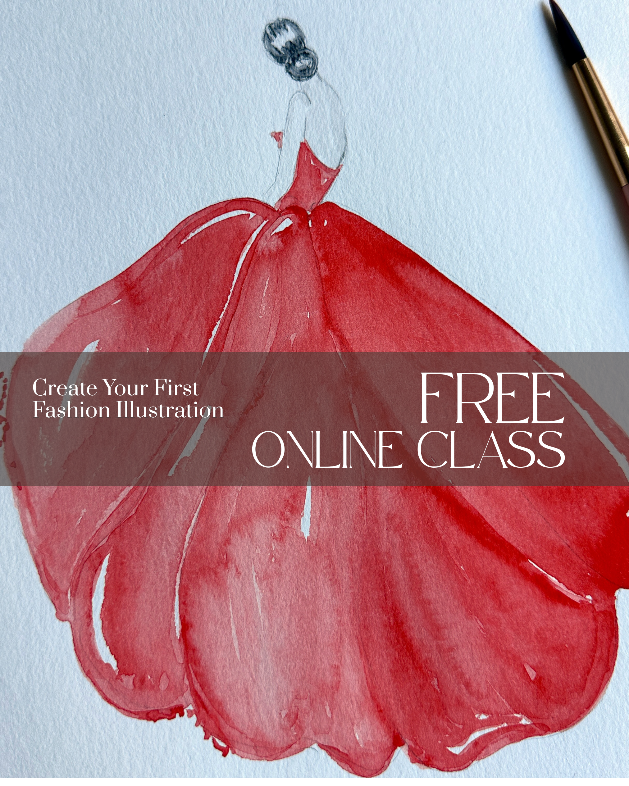 Free Online Class - Create your first Fashion Illustration